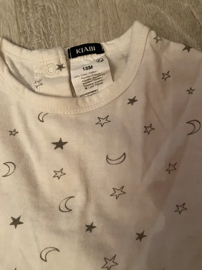Lot de 2 pyjama fins kiabi 18 mois - photo numéro 2