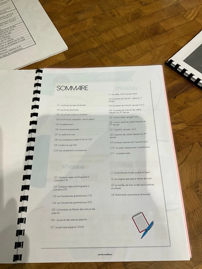 Fichier de leçons français et maths cm1 - photo numéro 3