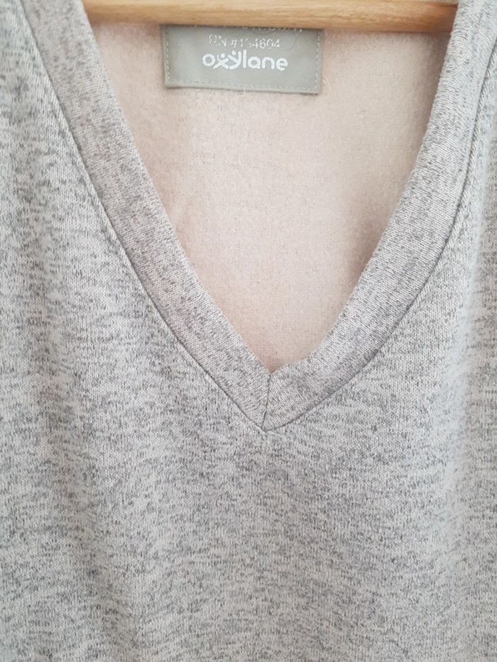 Pull hiver beige chiné 42/44 - photo numéro 4