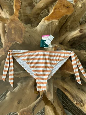 Bas de maillot de bain Roxy rayures nœud XL