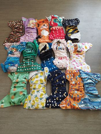 15 couches lavables tout en un