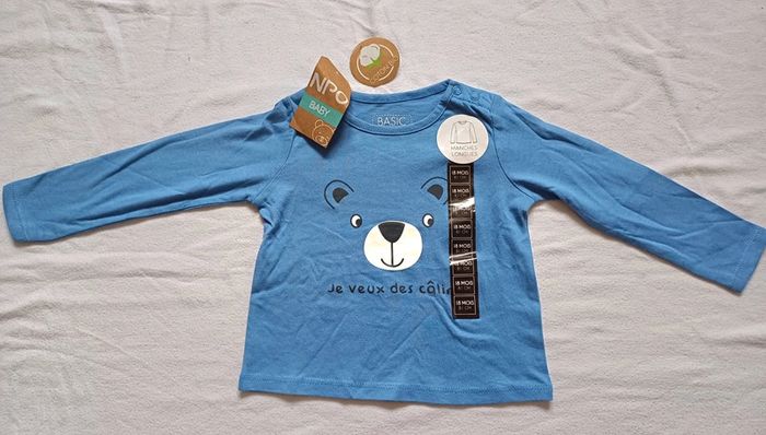 Lot de tee shirts taille 18 mois neuf - photo numéro 3