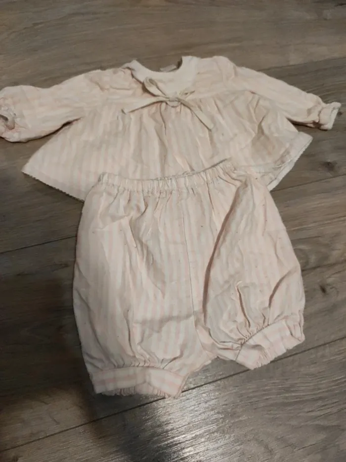 Lot fille 3 mois été blanc rose - photo numéro 11