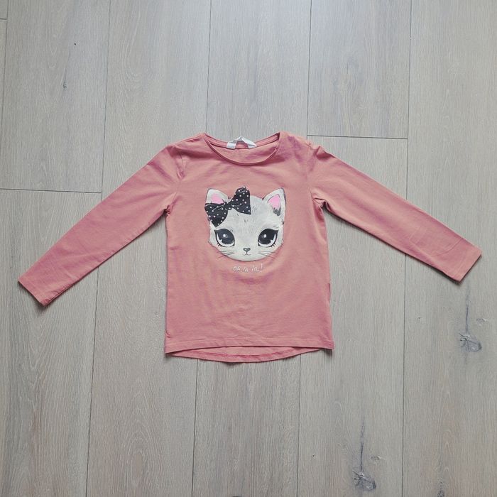 Maillot manche longue vieux rose. Fille 6 ans. Marque H&M