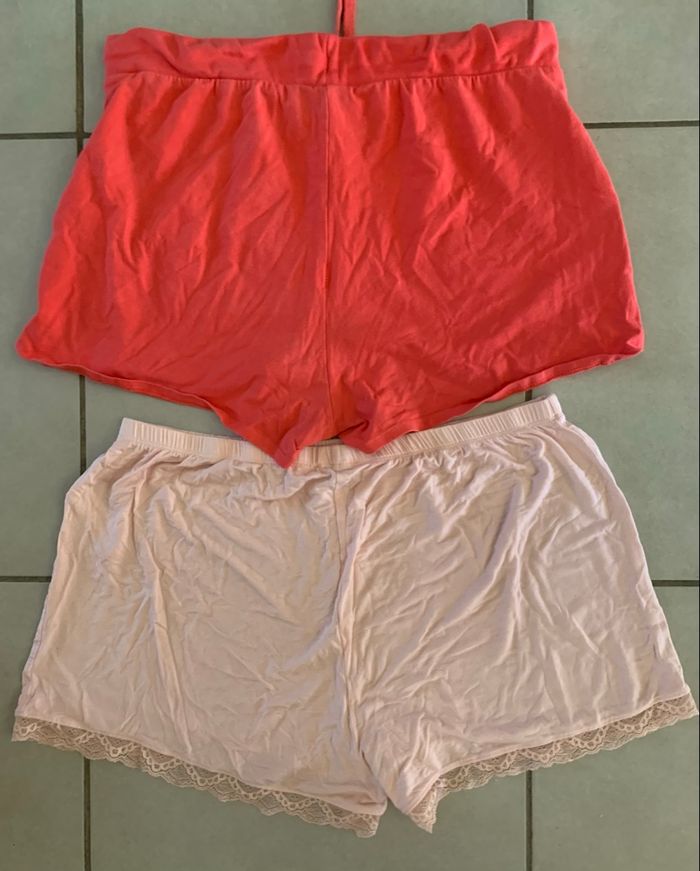 Ensemble lot 2 shorts pyjamas femme - photo numéro 2