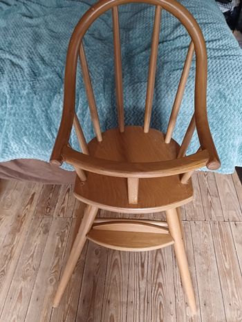 Chaise de table enfant en bois 