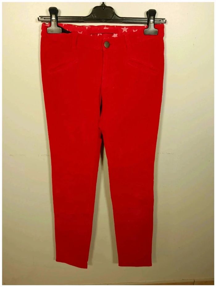C13 pantalon rouge IKKS W24