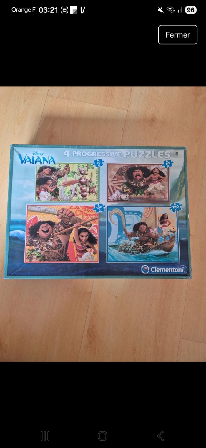 Puzzle disney vaian