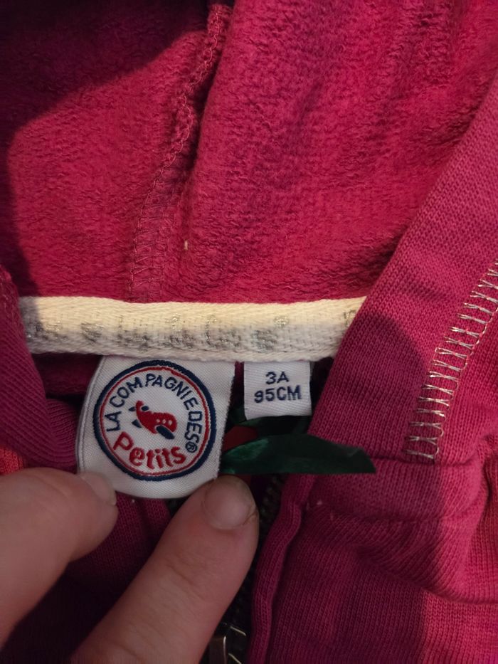 Gilet zippé à capuche 3 ans - photo numéro 4