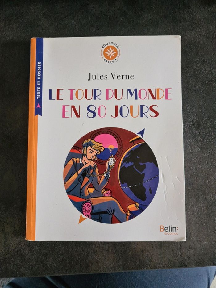 Livre scolaire Jules Verne