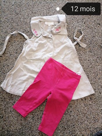 Robe et legging 12 mois