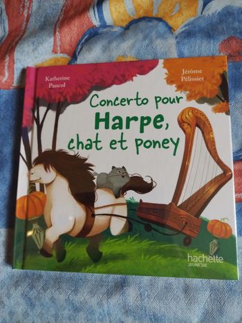 Hachette jeunesse concerto pour harpe chat et poney
