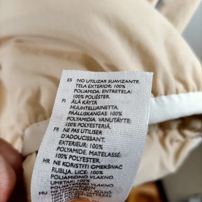 Gilet  Veste sans manches COS beige technique S nylon recyclé poches zippées A1412 - photo numéro 6