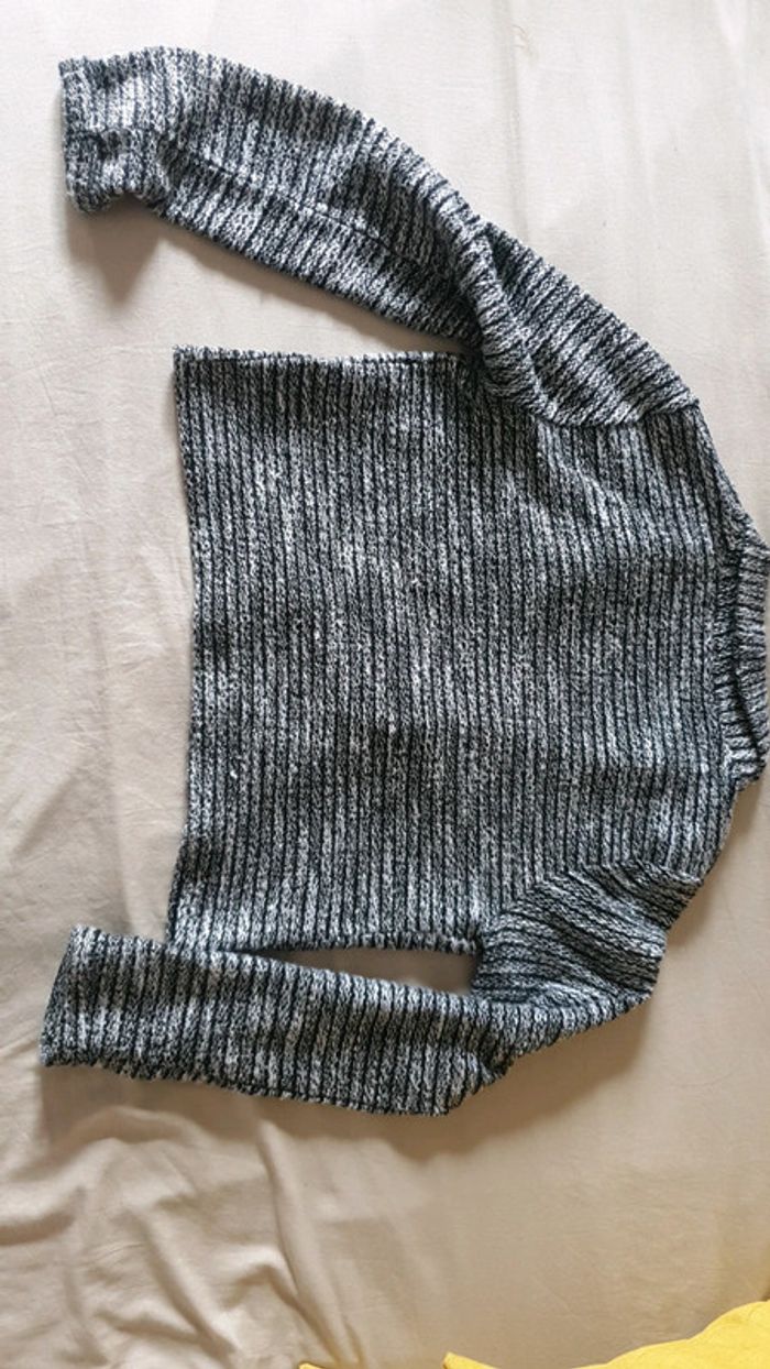 Boléro/ blazer fil argent naf naf - photo numéro 4