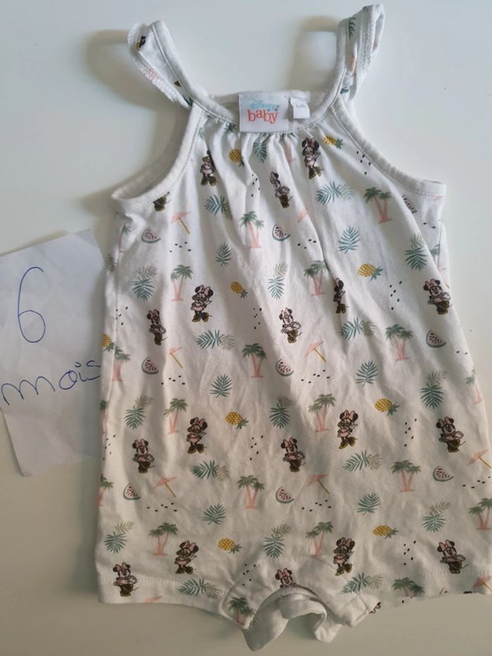 Combi short Minnie, 6 mois