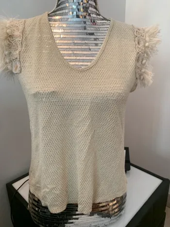 Top un peu court taille 38