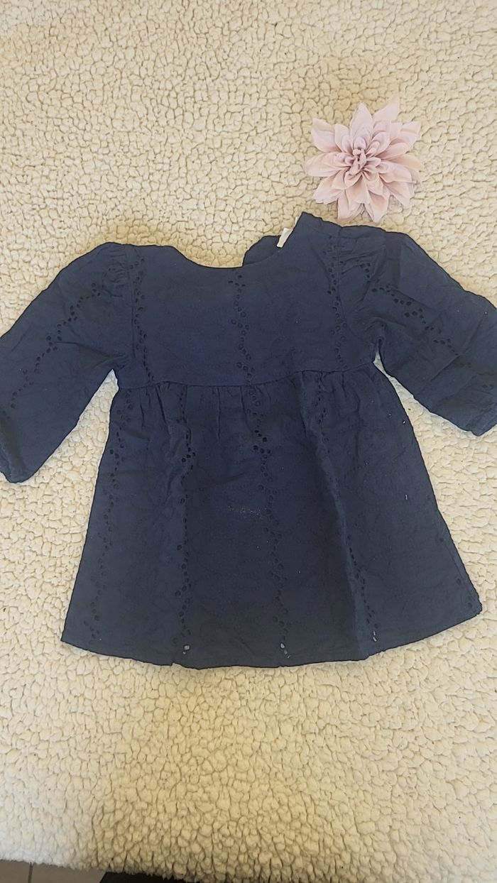 Robe bebe bleu