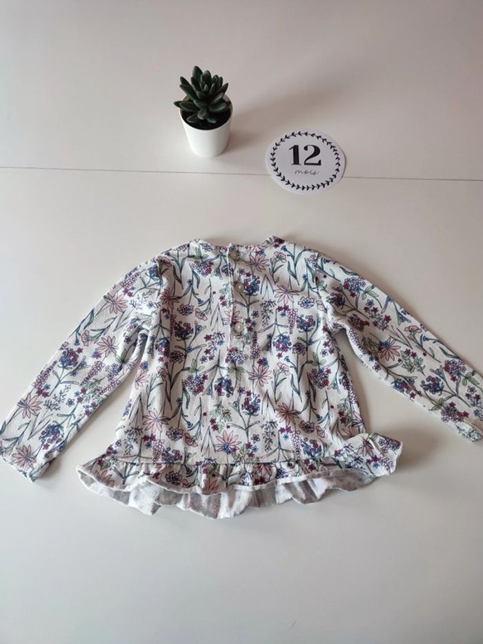 Lot de 3 tee-shirts manches longues –12 mois - photo numéro 4