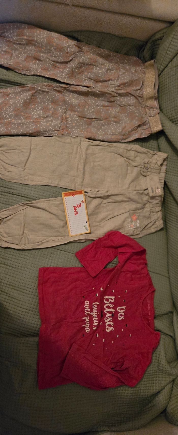 3pcs été fille 3ans - photo numéro 2