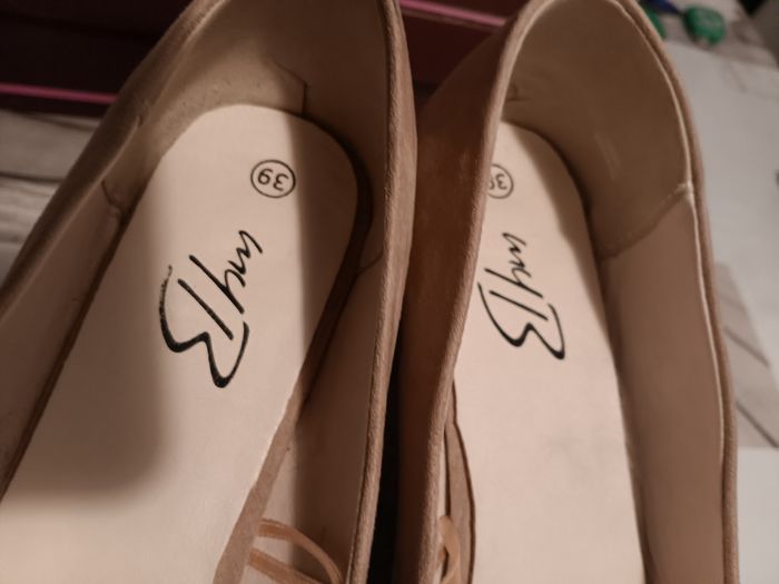 Escarpins  rose poudré - photo numéro 3