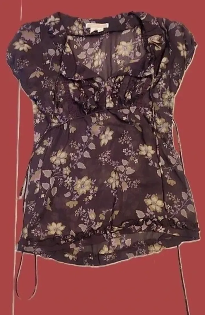 Haut transparent femme (Taille M/38-40) Élégant et léger