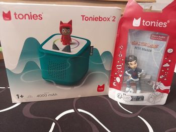 Coffret Toniebox 2 Vert Océan avec 1 Tonies Foot 2 Rue
