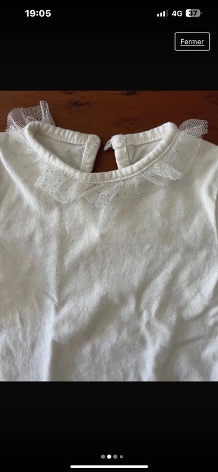 Ensemble tee shirt manche longue et jupe tutu - photo numéro 2