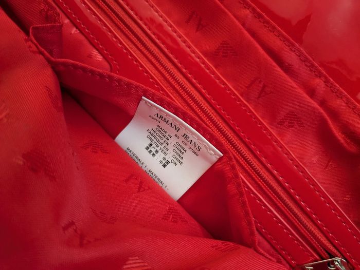 Sac a main matelassée en vinyl Armani jeans - photo numéro 9