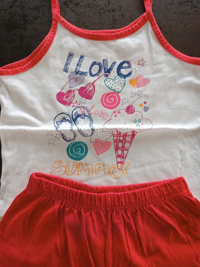 Ensemble fille 8 ans rouge - photo numéro 2