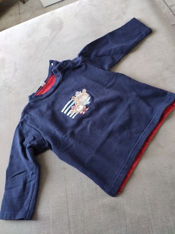 Pull bleu 18 mois