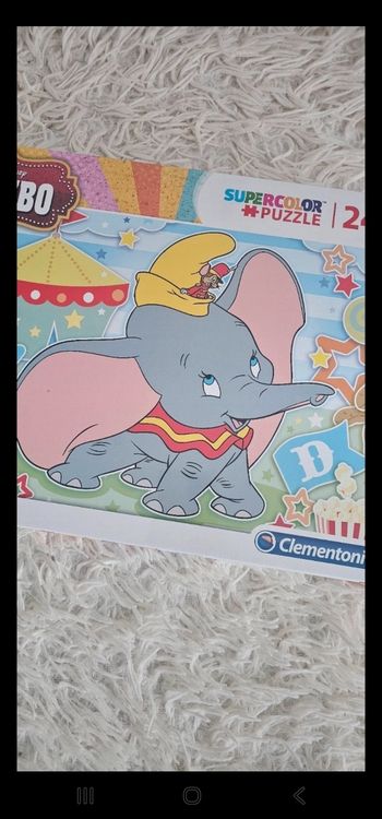 Maxi Puzzle Dumbo Disney 24 pièces 3 ans Neuf.