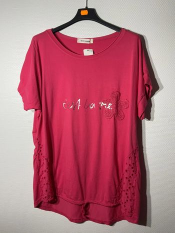 T-shirt « c’est la vie » femme taille unique (40-44)- new sunshine - neuf avec étiquette