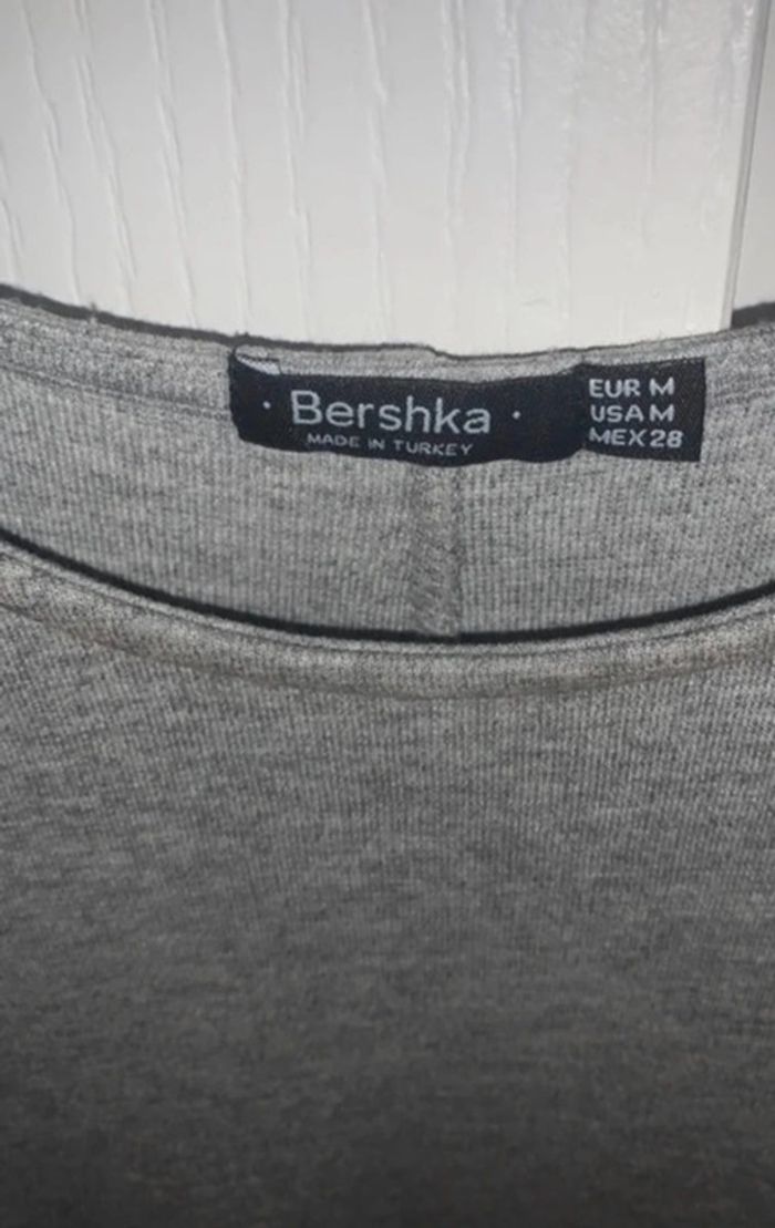Robe moulante grise, Bershka, femme, taille M - photo numéro 2
