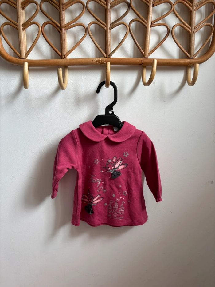 Ensemble rose et gris fée 3 mois - photo numéro 2