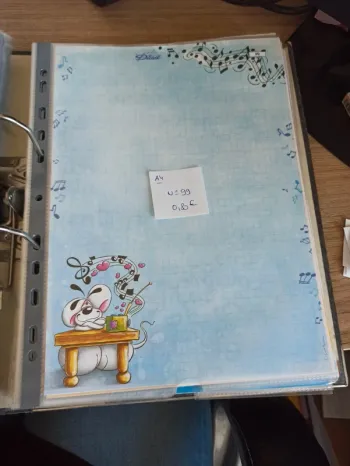 Feuille Diddl A4 99 0,80€
