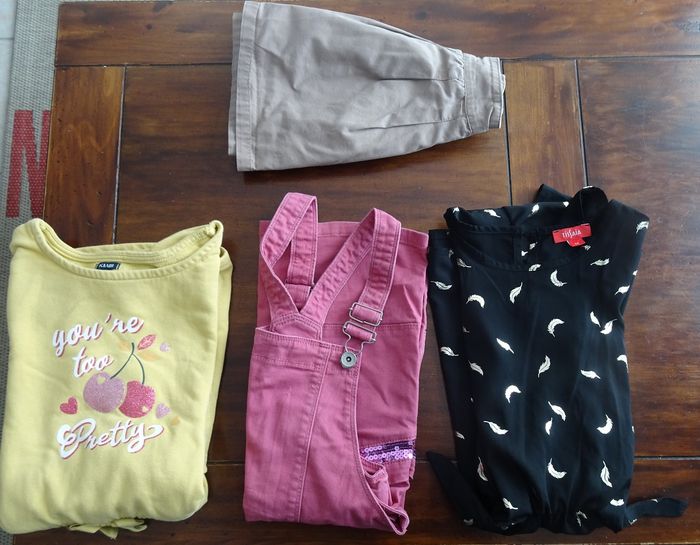 Gros lot de vêtements Fille Automne / Hiver Taille 8 ans 28 pièces Lot 2 - photo numéro 5