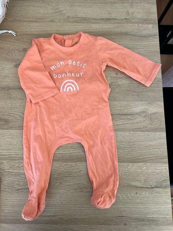 Pyjama léger bébé fille taille 6 mois Mots d'enfants 