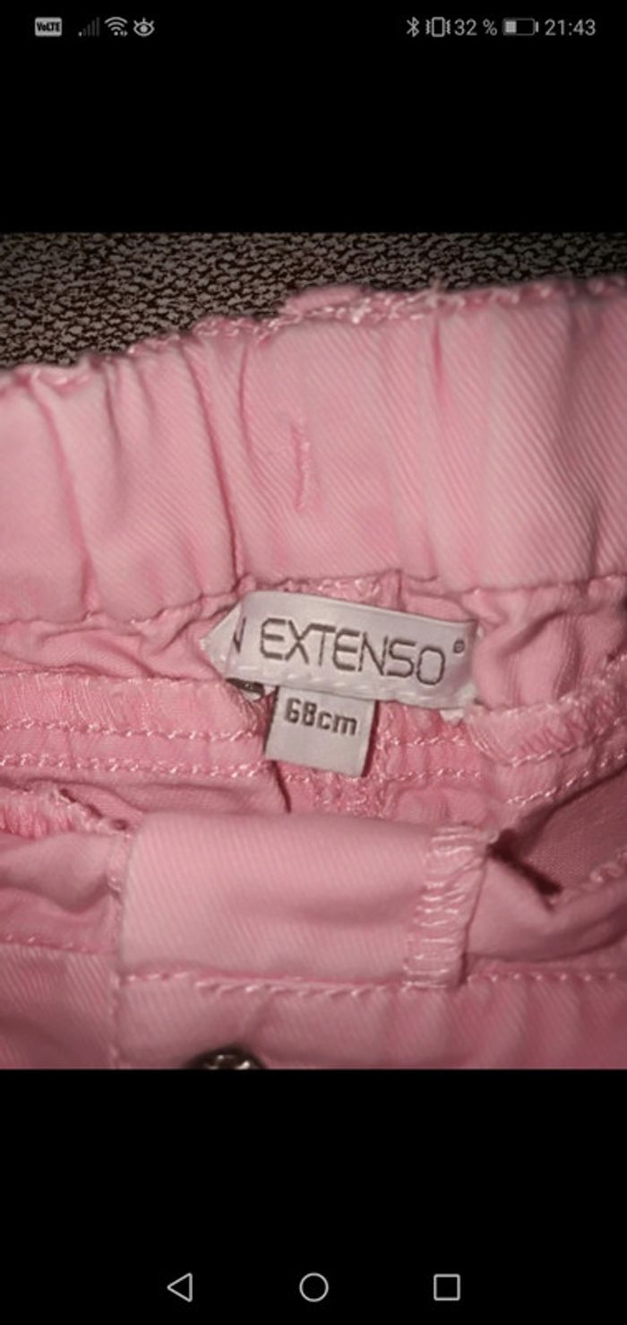 Pantalon rose 6 mois in extenso - photo numéro 2
