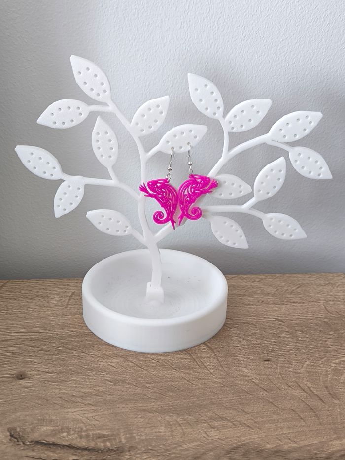 Boucles d'oreilles impression 3D