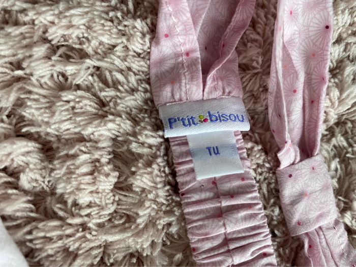 Ensemble bodie, pantalon fluide et bandeau P’tit bisou 6 mois - photo numéro 5