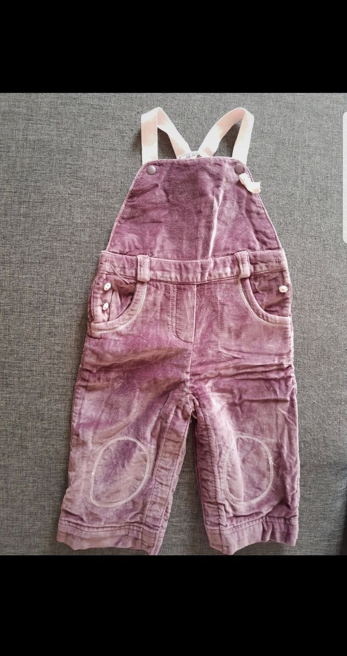 Salopette fille 12 mois