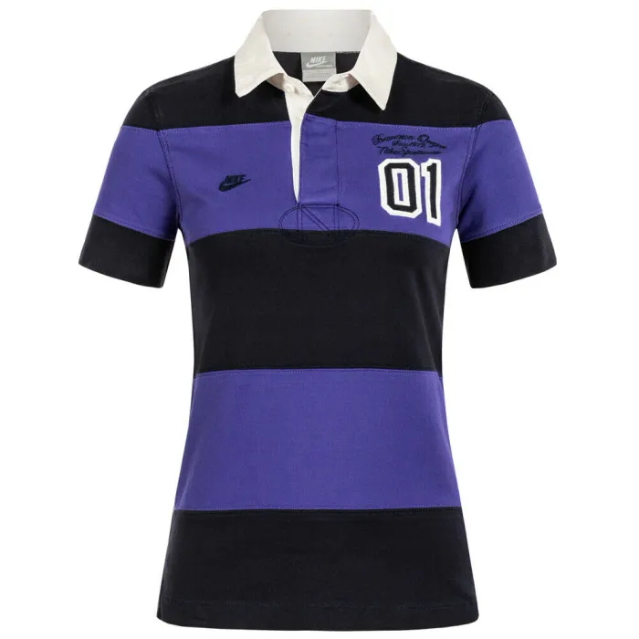 Polo Femme Nike Violet/Noir Taille L Neuf et Authentique - photo numéro 1