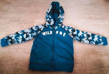 Gilet zippé à capuche bébé garçon 12/18 mois comme NEUF Mexx