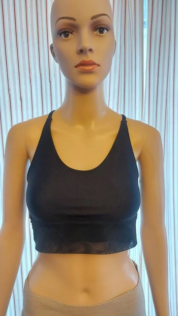 Brassiere de sport noire Decathlon eu/fr 38