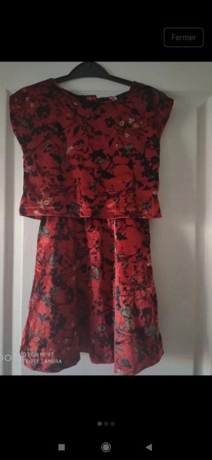 Robe 8ans stylé velours