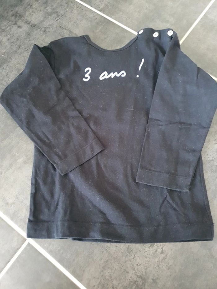 Tee-shirt manches longues 3 ans