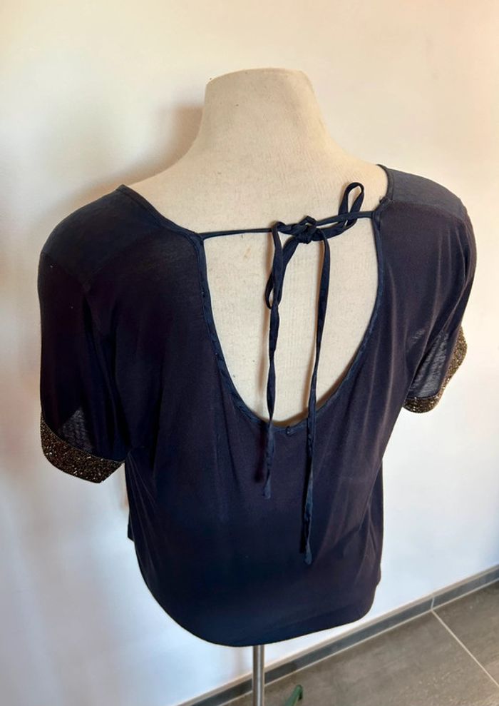 Magnifique blouse bleue Charlise 38 - photo numéro 5