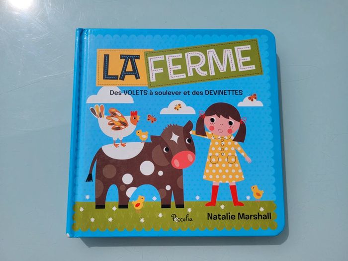 Livre animé 🐤 La Ferme 🐄 Des volets à soulever et des devinettes (72) - photo numéro 2