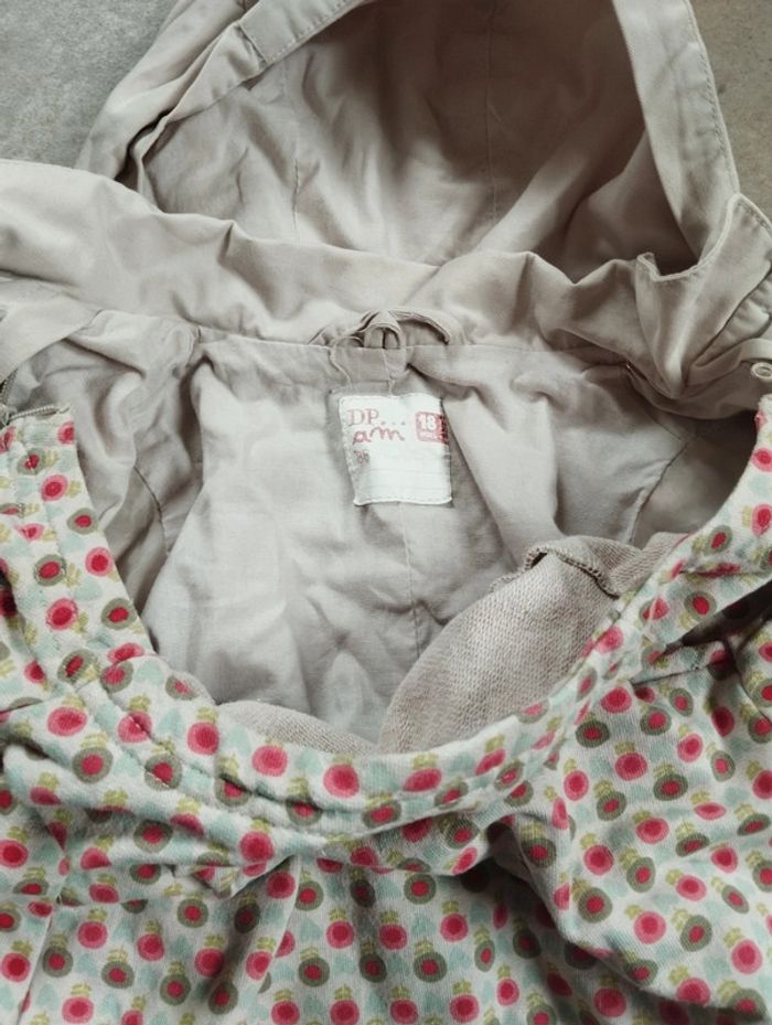 Manteau fille 18 mois doublure amovible - photo numéro 5