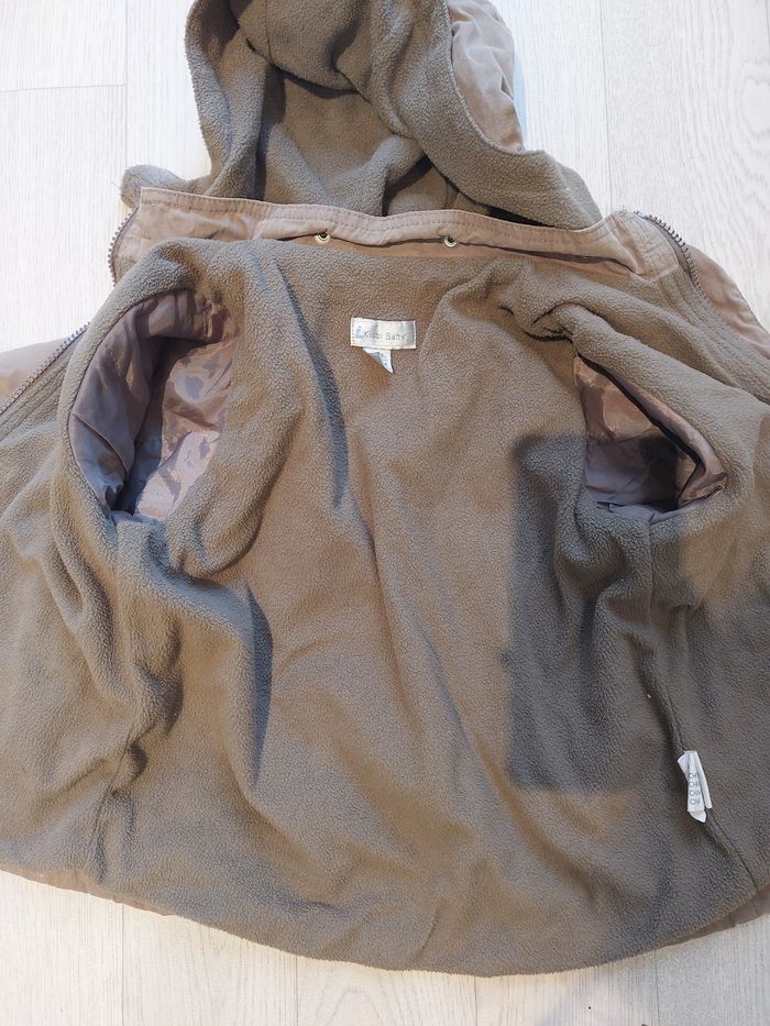 Veste légère doublée polaire 12m/74cm - photo numéro 2